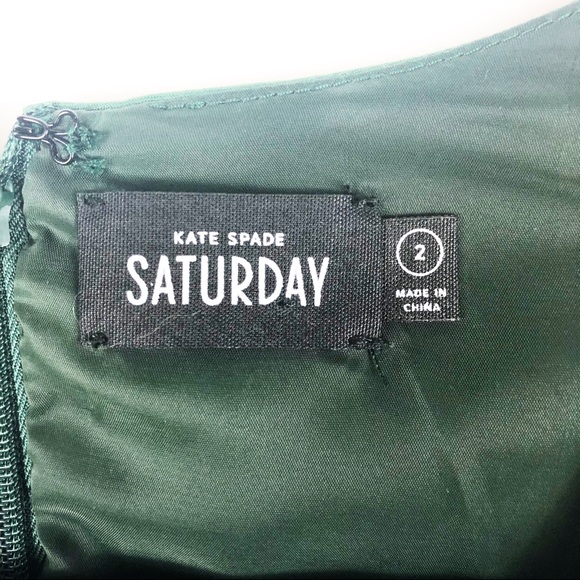 NEW KATE SPADE SATURDAY Layover Dress Cotton Slit - Picture 5 of 8